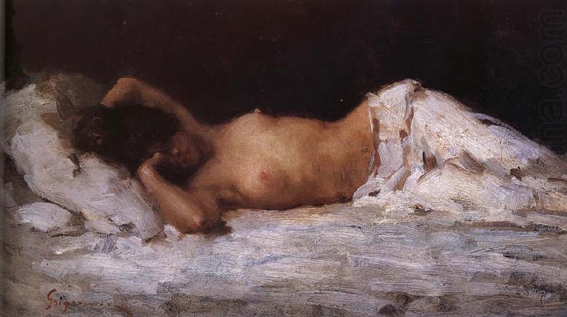 Nicolae Grigorescu Nude oil painting picture